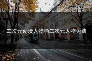 二次元动漫人物桶二次元人物免费